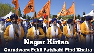 NAGAR KIRTAN GUUDWARA PEHLI PATSHAHI PIND KHALRA [upl. by Ahsinyd]