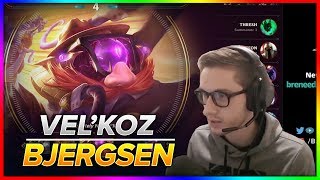 736 Bjergsen vs Froggen  Velkoz vs Anivia Mid  Patch 820  October 23rd 2018 [upl. by Ajnek]