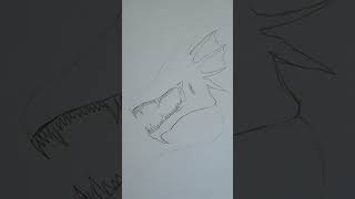 Drawing a Realistic Dragon Speed Drawing Challenge shorts drawing art [upl. by Jorgan60]