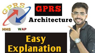 Mobile Computing Lecture   GPRS Architecture EngHindi [upl. by Cotterell]