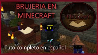 HEXEREI 1182  BRUJERIA EN MINECRAFT  ESCOBAS VOLADORAS  CUERVOS  CALDERO DE BRUJA  Y [upl. by Tadd783]