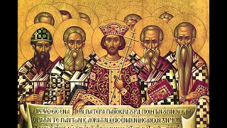 Sunday of the Fathers of the 1st Ecumenical Council  61624 [upl. by Aicerg]