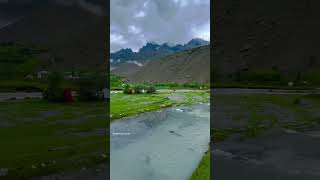 Basho SultanAbad Valley Baltistan shorts balti helloskardu skardu bashovalley rain clouds [upl. by Kienan]