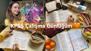 KPSS Çalışma Günlüğüm 34 🧡  Rutine dönüş kitap kargom kpss kpss2024 kpsslisans [upl. by Phionna]