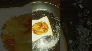 Bread Omelette  yummies shortvideo youtubeshorts recipe [upl. by Ahsilak]