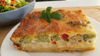 ΜπροκολοΚουνουπιδι Ογρατεν  Broccoli Aauliflower Augratin homemade cooking augratin broccoli [upl. by Nance]