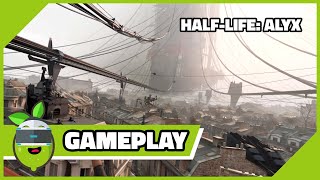 HalfLife Alyx PSVR2 PC Adapter  Gameplay  The first hour [upl. by Nwonknu]