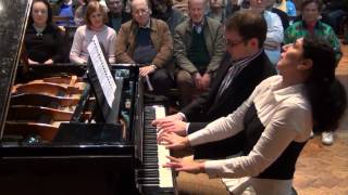 Ravel  Rapsodie Espagnole Four Hands I Prelude a la nuit [upl. by Meyeroff]