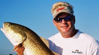 Red Fishing in Florida Topwater Blowups on the Indian River Lagoon [upl. by Nairadal667]