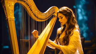 Heavenly Harp Music 🎵 Serene Melodies for Stress Relief amp Deep Relaxation [upl. by Ahsayn406]