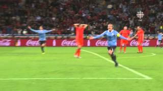 Diego Forlan Golazo Uruguay v Netherlands 2010 World Cup [upl. by Hailahk702]