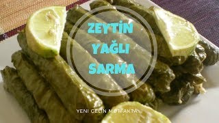 ZEYTİNYAĞLI YAPRAK SARMASI TARİFİ DÜDÜKLÜDE [upl. by Rainwater]