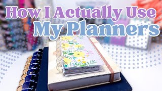 How I Actually Use My Planners amp Journals Write in My Planner January 2024 [upl. by Lopez]