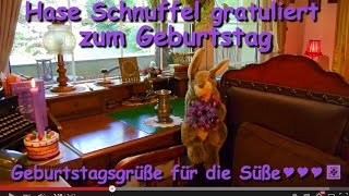 FG124 🎂 Herzlichen Glückwunsch zum Geburtstag für Mädels  Frauen 💜 Geburtstagsgrüße für die Süße ♪♪ [upl. by Leirza776]