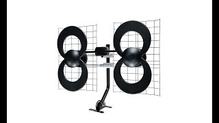 ClearStream™ 4 Extreme Range IndoorOutdoor HDTV Antenna  Assembly and Installation OutdoorsMast [upl. by Nna]