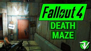 FALLOUT 4 Parking Garage KILLER MAZE OF DEATH SCARY Locations in Fallout 4 [upl. by Vanhook46]