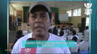 Juigalpa realizó Congreso Municipal de Educación [upl. by Aicined]