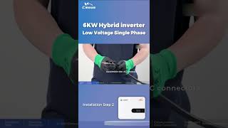 6KW Hybrid inverter Low Voltage Single Phasedeye cesun hybridinverter [upl. by Eadie781]