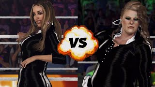 WWE2K24 WHOS BETTER  Chelsea Green VS Piper Niven [upl. by Nhguavahs]