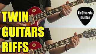 How To Play Twin Guitars  Harmonization in Thirds [upl. by Llehcnom]