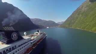 Croisière Fjords de Norvège  Hellesylt  Geiranger [upl. by Childers]