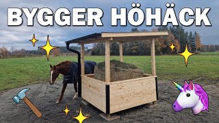 DIY  Bygger egen foderhäck  höbinge ♥ [upl. by Nyrrat]