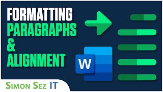 How to Format Paragraphs and Alignment in Microsoft Word 2021365 [upl. by Hsital]