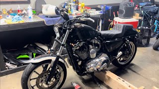 Harley Sportster 1200  Build SeriesEpisode 6 New Look [upl. by Omar]