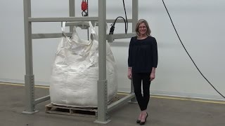 Bulk Bag Super Sack Unloading System Demonstration [upl. by Mahalia]