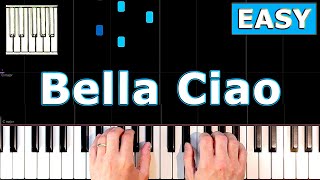 Bella Ciao  Piano Tutorial Easy [upl. by Llertnac]