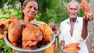 KFC की तरह फ्राइड चिकन आसानी से घर पर बनाया जाता है  Grandma KFC Chicken recipe village style [upl. by Hu]