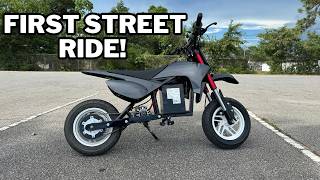 Custom EBike Build  My First Street Ride Experience [upl. by Ennovi]