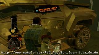 Red Faction Guerrilla Walkthrough  Badlands Sector  Transporter 4 [upl. by Redmond]