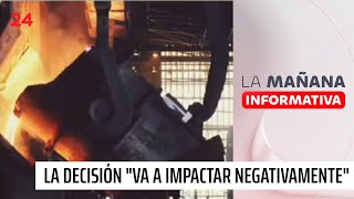 Senador Saavedra pide a Gobierno y Siderúrgica Huachipato quotcriterio de colaboración con la regiónquot [upl. by Dulci524]