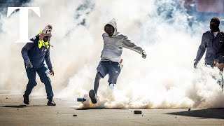 LIVE Protesters storm Kenyas parliament building in Nairobi [upl. by Menken563]