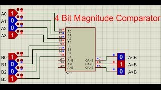 4 bit and 8 bit comparators [upl. by Marianne]