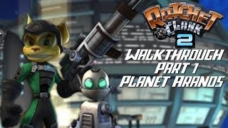 Ratchet and Clank 2 Walkthrough Part 1 Planet Aranos [upl. by Rici]