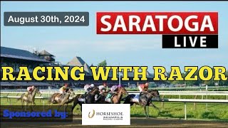 LIVE Horse Racing Handicapping  Saratoga  Woodbine  Gulfstream Park  Fri Aug 30th [upl. by Peggi]