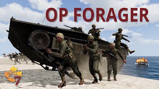 7CMBG Operation Forager  WWII Arma 3 Milsim [upl. by Nevah]