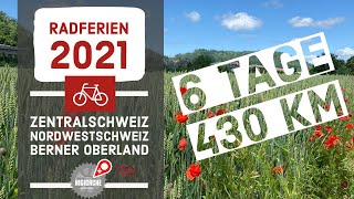 Radreise Schweiz  6 Tage unterwegs mit dem Fahrrad [upl. by Aneliram926]