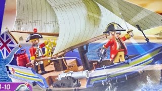 PLAYMOBIL Pirates 5140 Redcoat Battle Ship ★ For Kids Worldwide ★ [upl. by Carolin]