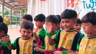 AL NOOR KIDS FEST 2024  LKG ACTION SONG  ROLLY POLLY [upl. by Aysa]