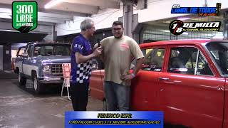 Nota a FEDERICO ESPIL con su Ford Falcon clases 5 y 6 de los 300 LIBRE en el Autodromo GALVEZ [upl. by Marino]