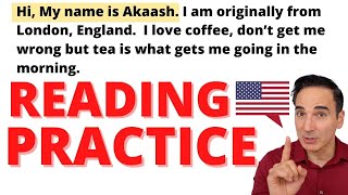 Reading Practice To Improve Your American English Pronunciation [upl. by Yadahs]