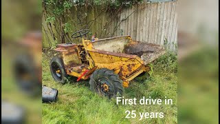 1968 Winget 2s dumper first drive in 25 years [upl. by Etterb]