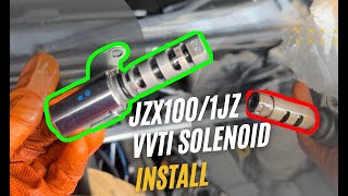 How to Replace the VVTI Solenoid on a JZX1001JZ Engine [upl. by Giesser]