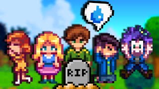 They REACT To The Player’s DEATH In Stardew Valley [upl. by Sirc]