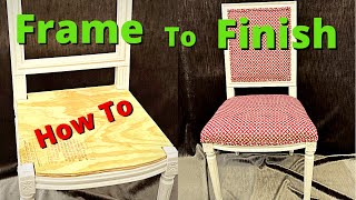 How To Upholster A Dining Chair [upl. by Myrilla72]