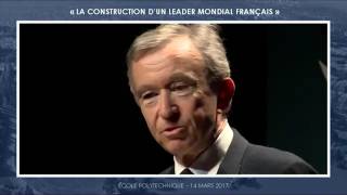 Conférence de Bernard Arnault à lÉcole polytechnique [upl. by Nomolas]