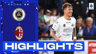 SpeziaMilan 20  The hosts shock Milan with two late goals Goals amp Highlights  Serie A 202223 [upl. by Sholem478]